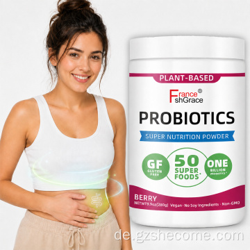 Bio-Grün-Probiotika-Pulver zur Immununterstützung